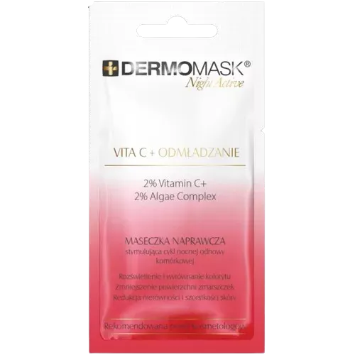 L'BIOTICA DERMOMASK NIGHT Active Vita C+ Odmładzanie 12 ml