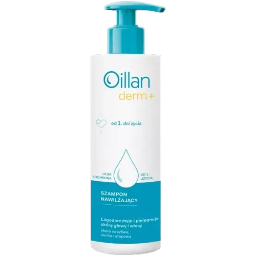 OILLAN Derm+: Szampon nawilżający 180 ml