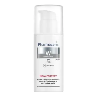 PHARMACERIS W MELA-PROTECT NAWILŻAJĄCO-OCHRONNY KREM   ROZJAŚNIAJĄCY PRZEBARWIENIA SPF 50+ 50 ml