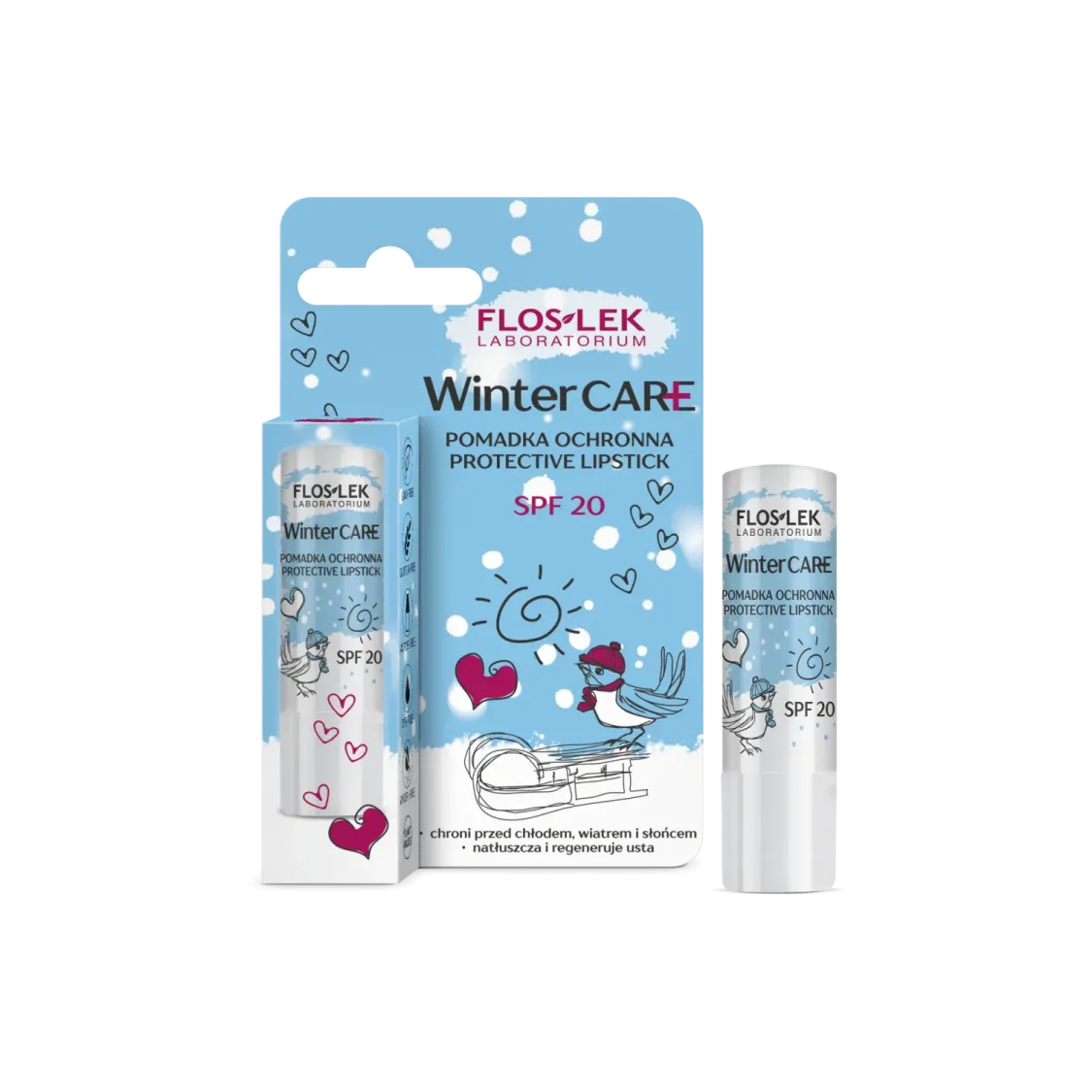 FLOSLEK WINTER CARE POMADKA OCHRONNA SPF20