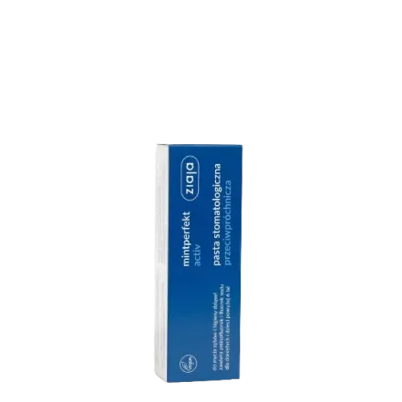 ZIAJA MINTPERFEKT ACTIV PASTA STOMATOLOGICZNA PRZECIWPRÓCHNICZA 75 ml