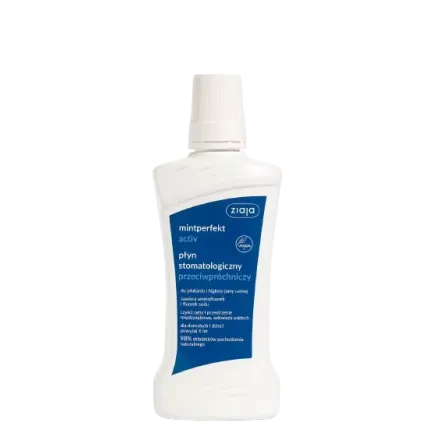 ZIAJA MINTPERFEKT ACTIV PŁYN STOMATOLOGICZNY PRZECIWPRÓCHNICZY 500 ml