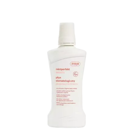 ZIAJA MINTPERFEKT SENSITIV PŁYN STOMATOLOGICZNY PRZECIWPRÓCHNICZY 500 ml