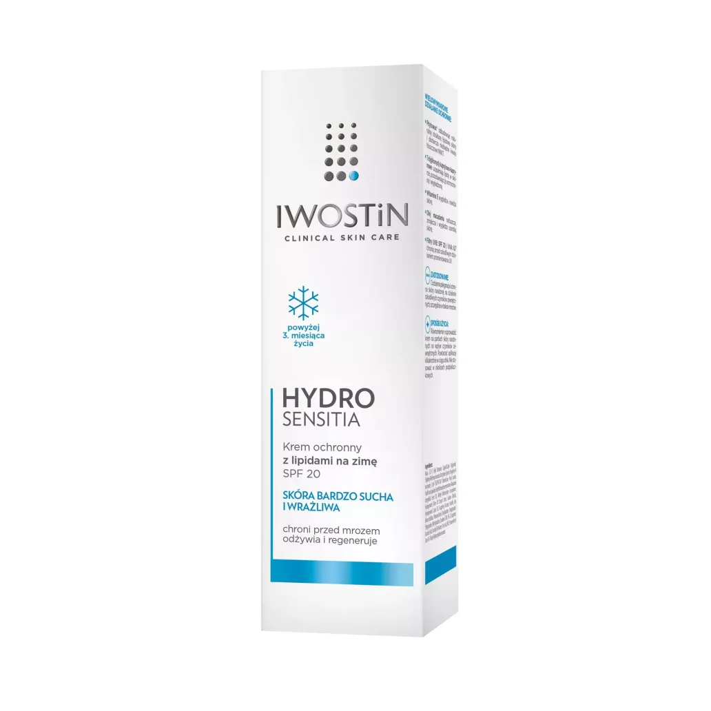 IWOSTIN HYDRO SENSITIA KREM OCHRONNY Z LIPIDAMI NA ZIMĘ SPF 20 50 ml