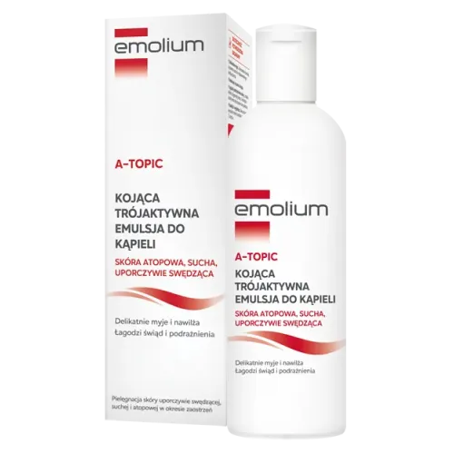 EMOLIUM A-TOPIC KOJĄCA TRÓJAKTYWNA EMULSJA DO KĄPIELI 200 ml