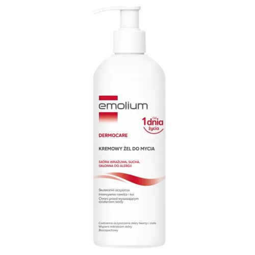 EMOLIUM DERMOCARE KREMOWY ŻEL DO MYCIA 400 ml