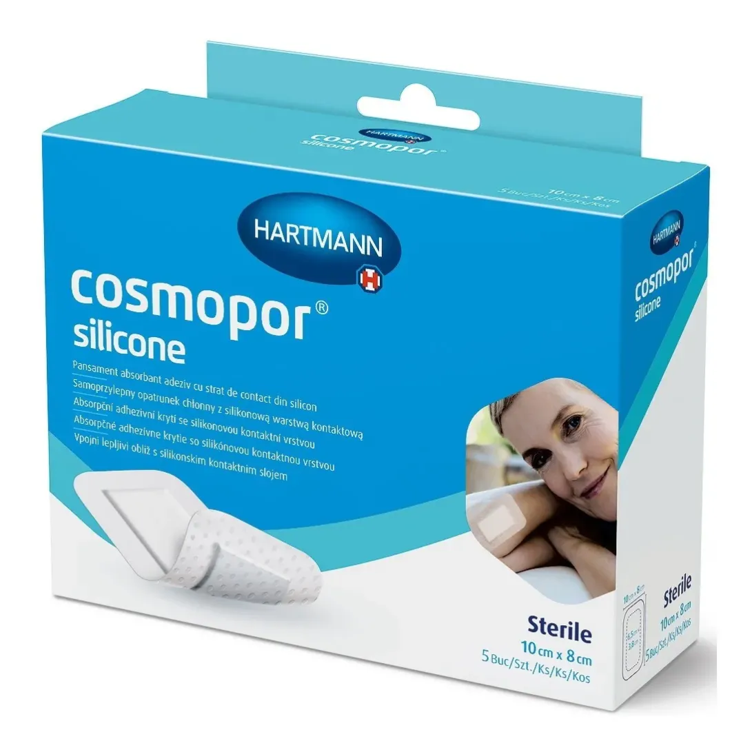 COSMOPOR SILICONE 10 x 8 cm 5 sztuk