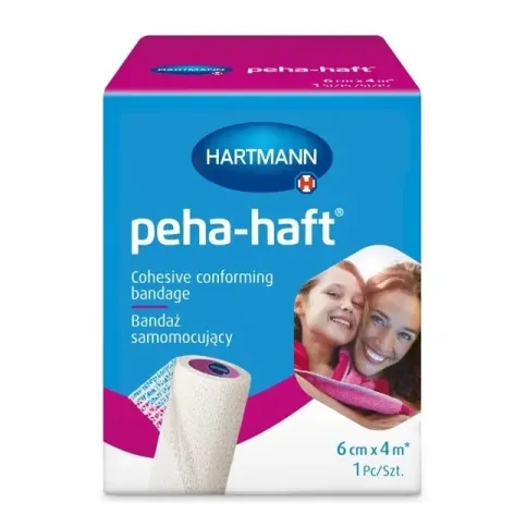 PEHA HAFT ELASTYCZNA OPASKA PODTRZYMUJĄCA 4 m x 6 cm 1 sztuka