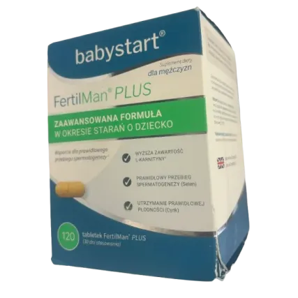 FERTILMAN PLUS 120 tabletek USZKODZONE OPAKOWANIE