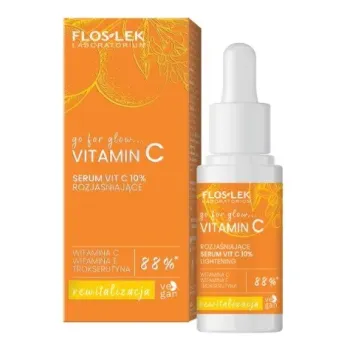 FLOSLEK GO FOR GLOW VITAMIN C ROZJAŚNIAJĄCE SERUM VIT C 10% 30 ml