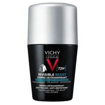 VICHY HOMME DEZODORANT W KULCE INVISIBLE RESIST 72-GODZINNA OCHRONA 50 ml
