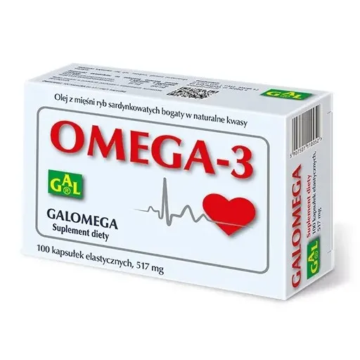 GALOMEGA OMEGA-3 517 mg 100 kapsułek