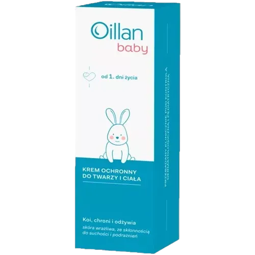 OILLAN Baby Krem ochronny: do twarzy i ciała 75 ml