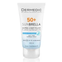 DERMEDIC SUNBRELLA ULTRALEKKI KREM OCHRONNY SPF 50+ DLA SKÓRY SUCHEJ I NORMALNEJ 40 ml