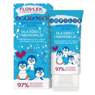 FLOSLEK SOPELEK KREM OCHRONNY NA ZIMĘ DLA DZIECI I NIEMOWLĄT 40 ml