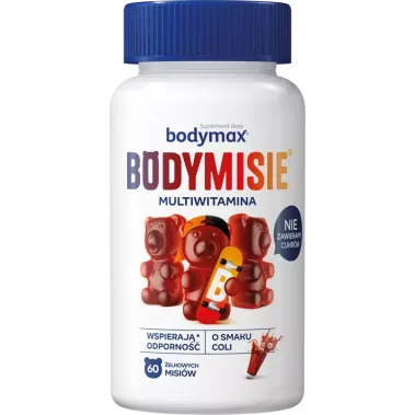 BODYMAX BODYMISIE ŻELKI O SMAKU COLI 60 sztuk
