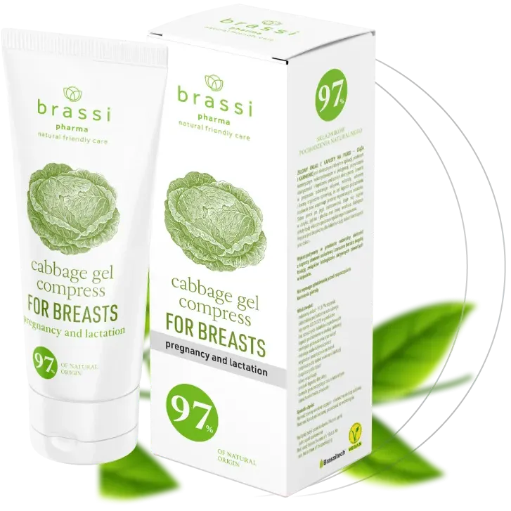 BRASSI PHARMA ŻELOWY OKŁAD NA PIERSI Z KAPUSTY CIĄŻA I KARMIENIE 75 ml