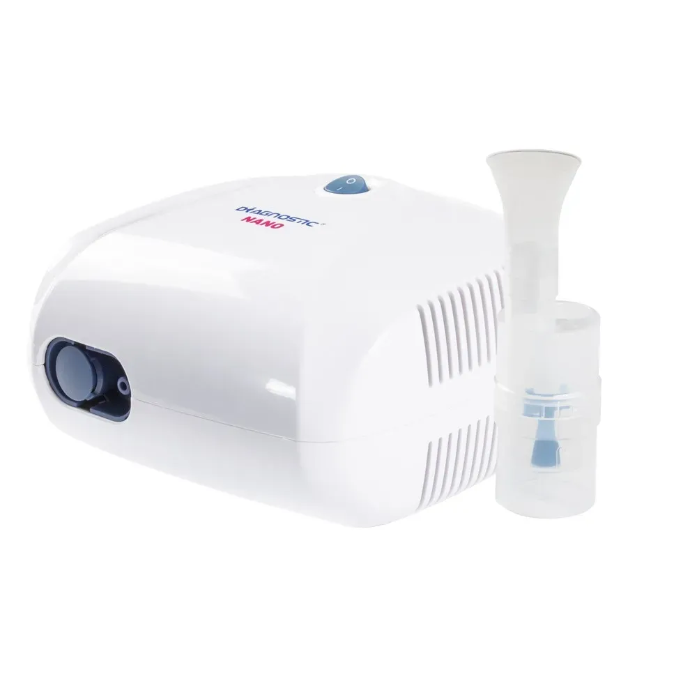 INHALATOR KOMPRESOROWY TŁOKOWY DIAGNOSTIC NANO 1 zestaw