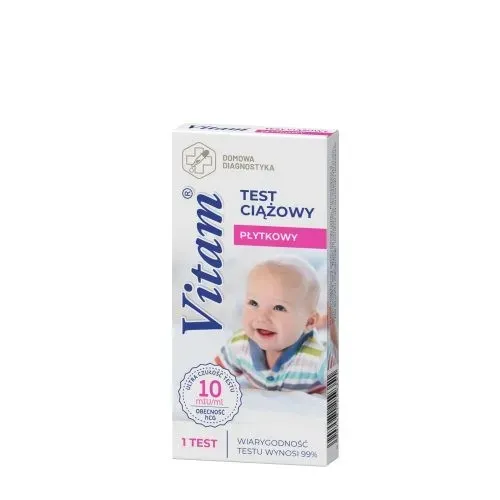 VITAM TEST CIĄŻOWY PŁYTKOWY 1 zestaw