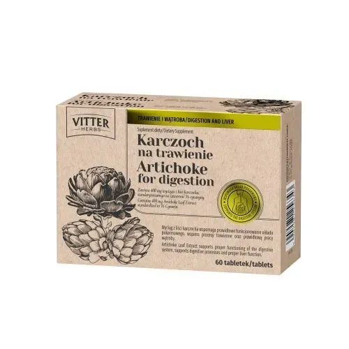 KARCZOCH NA TRAWIENIE 60 tabletek