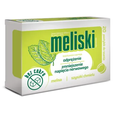 MELISKI 20 pastylek do ssania
