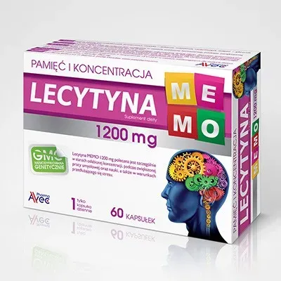 LECYTYNA MEMO 1200 mg 60 kapsułek