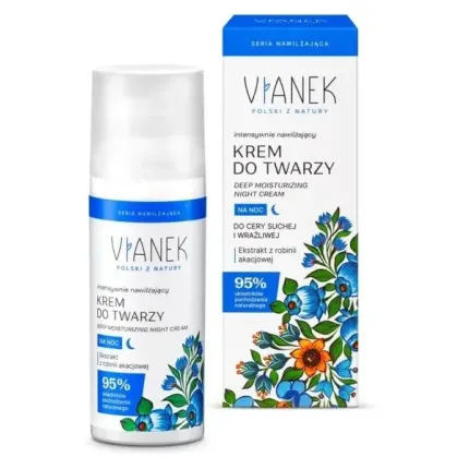 VIANEK INTENSYWNIE NAWILŻAJĄCY KREM DO TWARZY NA NOC 50 ml
