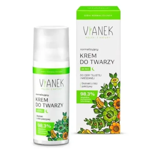 VIANEK NORMALIZUJĄCY KREM DO TWARZY NA NOC 50 ml