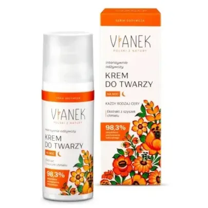 VIANEK INTENSYWNIE ODŻYWCZY KREM DO TWARZY NA NOC 50 ml
