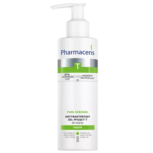 PHARMACERIS T PURI-SEBOGEL ANTYBAKTERYJNY ŻEL MYJĄCY T DO TWARZY 190 ml