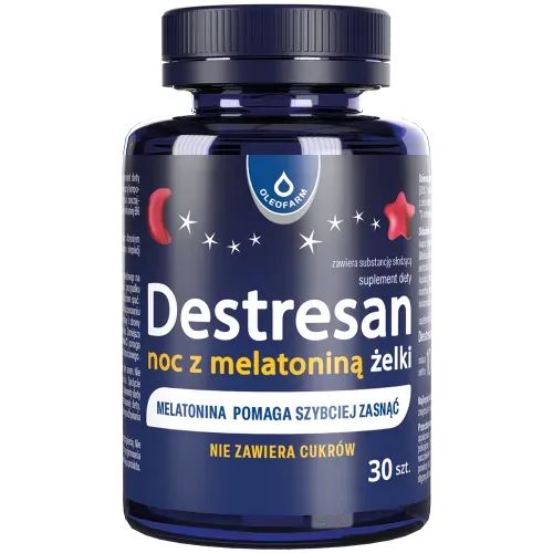 DESTRESAN NOC Z MELATONINĄ ŻELKI 60 sztuk