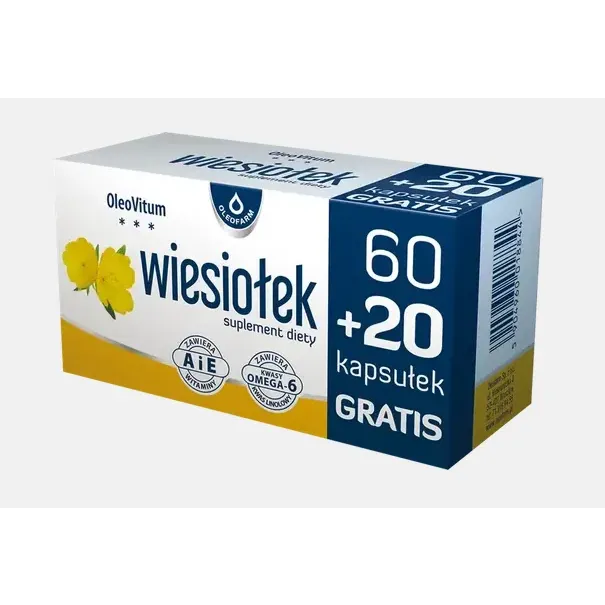 OLEOVITUM WIESIOŁEK 80 kapsułek (60 + 20 kapsułek)