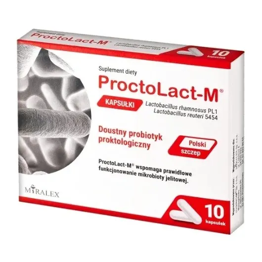 PROCTOLACT-M 10 kapsułek