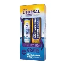ZDROVIT ZESTAW DLA DIABETYKÓW (LITORSAL SENIOR+ 20 tabletek musujących + MULTIWITAMINA SENIOR 24 tabletki musujące) 1