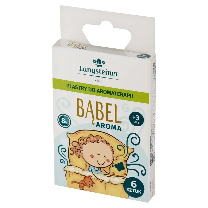 BĄBEL AROMA PLASTRY DO AROMATERAPII DLA DZIECI 6 sztuk