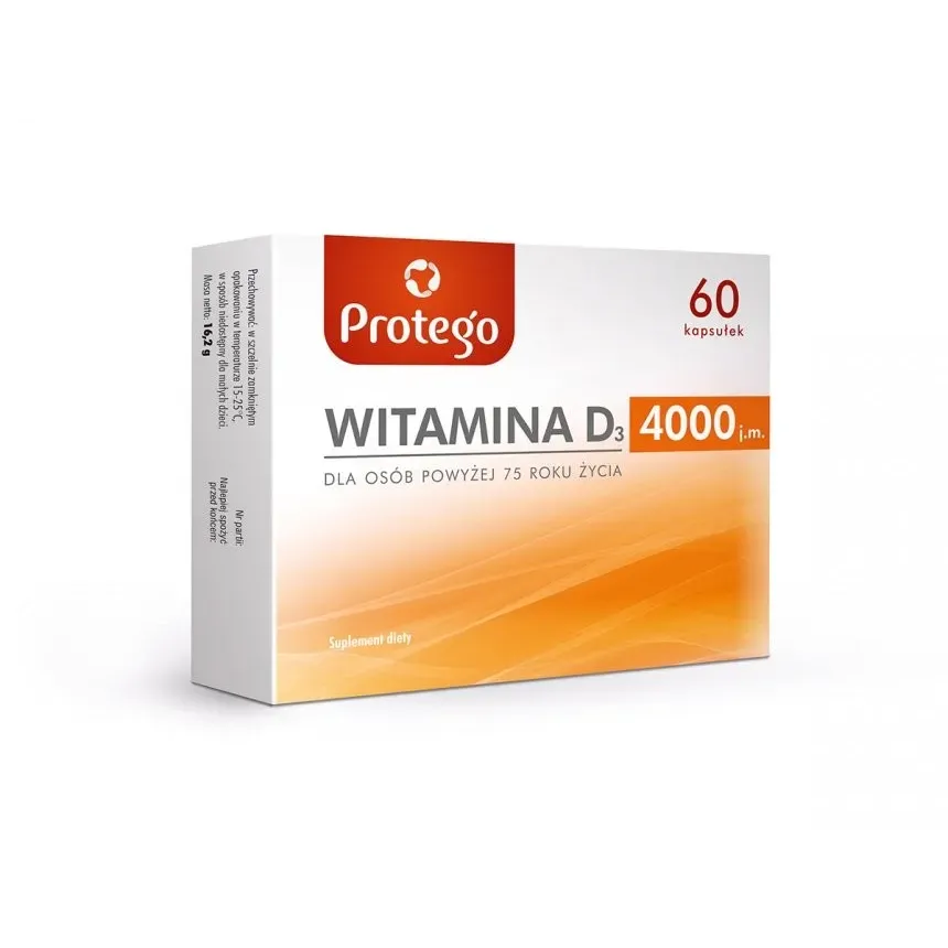 PROTEGO WITAMINA D 4000 60 kapsułek
