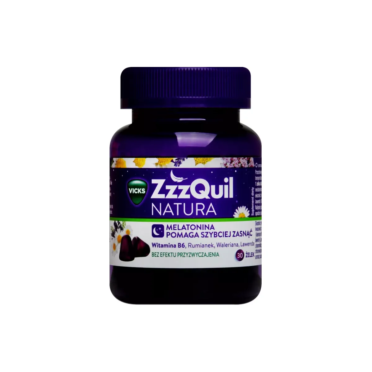 ZZZQUIL NATURA ŻELKI smak owoców leśnych 30 sztuk