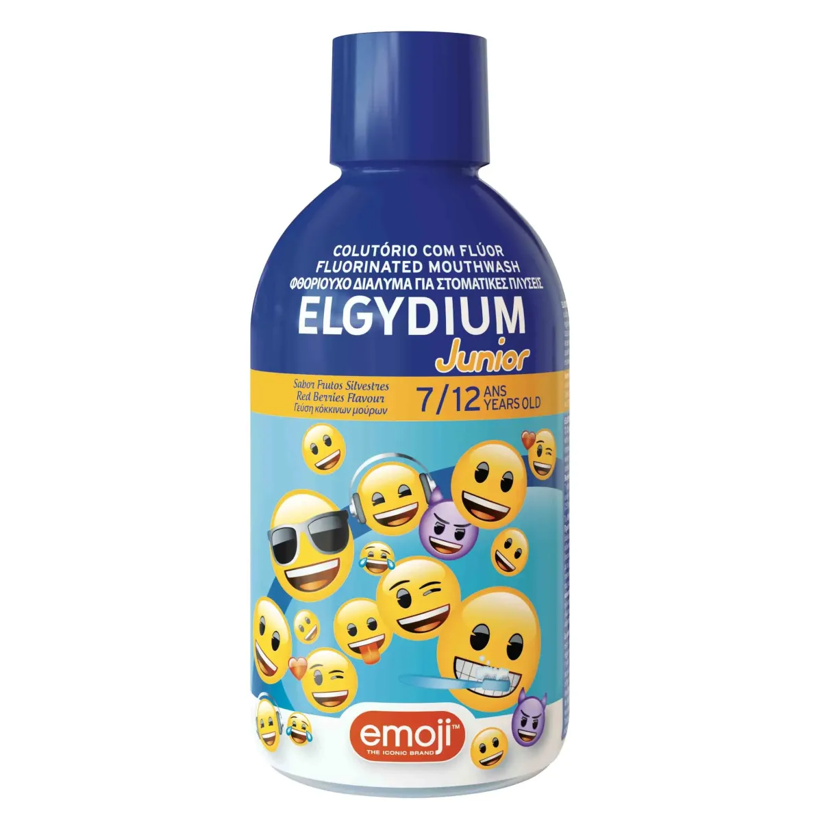 ELGYDIUM EMOJI JUNIOR PŁYN DO PŁUKANIA JAMY USTNEJ 500 ml