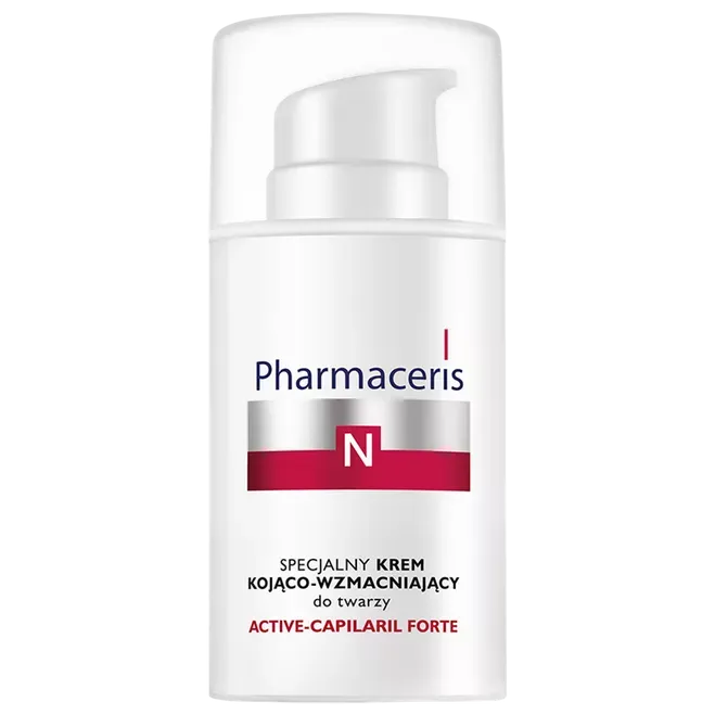 PHARMACERIS N ACTIVE-CAPILARIL FORTE SPECJALNY KREM KOJĄCO-WZMACNIAJĄCY DO TWARZY 30 ml