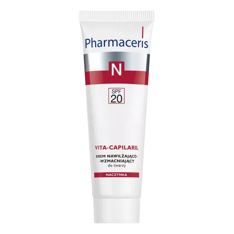 PHARMACERIS N VITA-CAPILARIL KREM NAWILŻAJĄCO-WZMACNIAJĄCY DO TWARZY SPF 20 50 ml