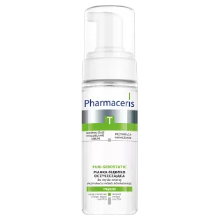 PHARMACERIS T PURI-SEBOSTATIC PIANKA GŁĘBOKO OCZYSZCZAJĄCA DO MYCIA TWARZY 150 ml