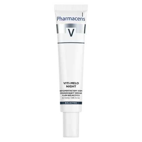 PHARMACERIS V VITI-MELO NIGHT REPIGMENTACYJNY KREM ZMNIEJSZAJĄCY OBSZAR PLAM BIELACZYCH NA NOC 40 ml