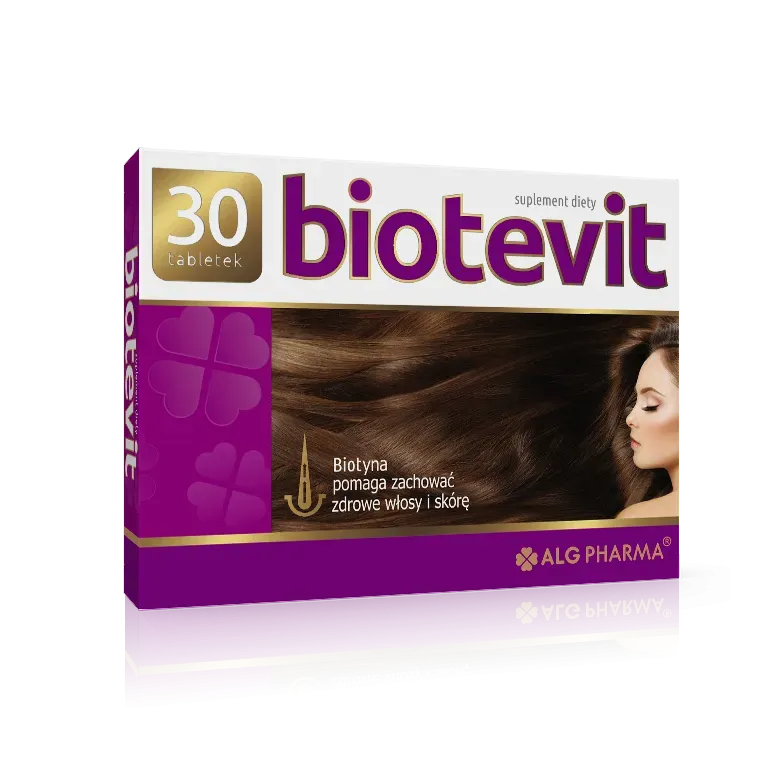 BIOTEVIT BIOTYNA 5 mg x 30 tabletek SKÓRA WŁOSY PAZNOKCIE DW:31/07/2025