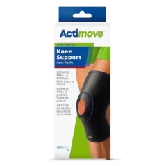 ACTIMOVE SPORTS EDITION ORTEZA STAWU KOLANOWEGO ODKRYTA RZEPKA rozm. L kolor czarny 1 sztuka