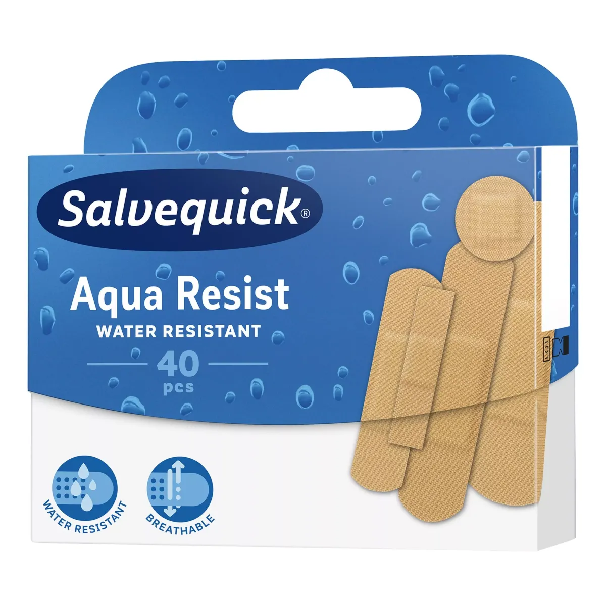 SALVEQUICK AQUA RESIST MIX PLASTRY 40 sztuk