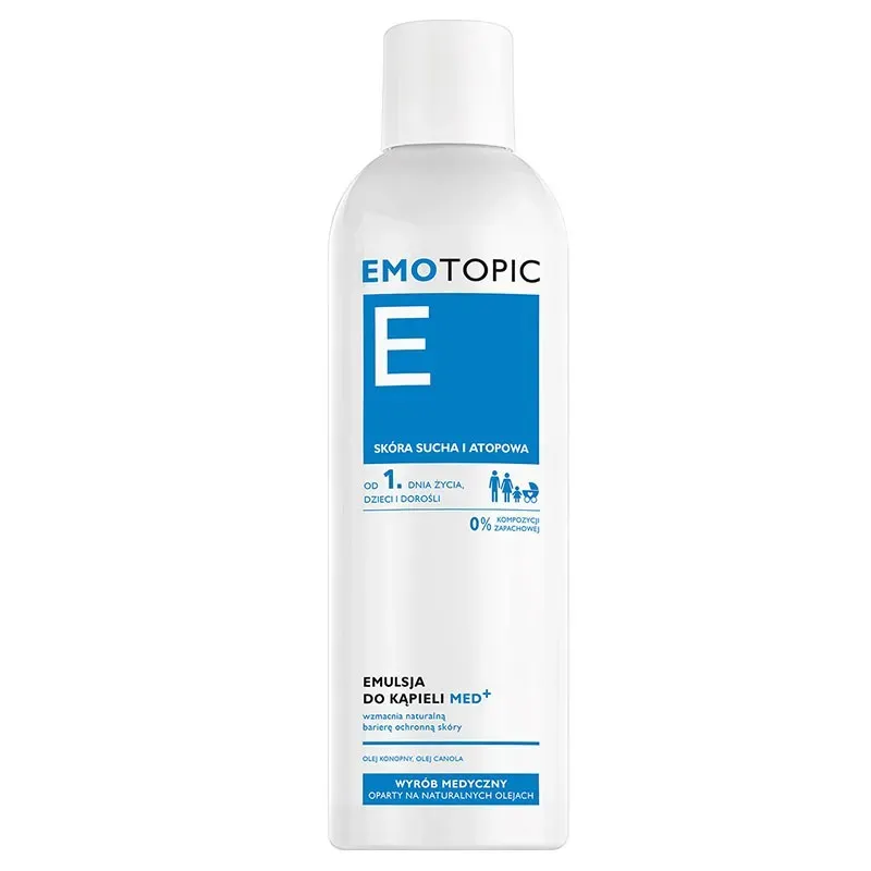 EMOTOPIC EMULSJA DO KĄPIELI MED+ 400 ml