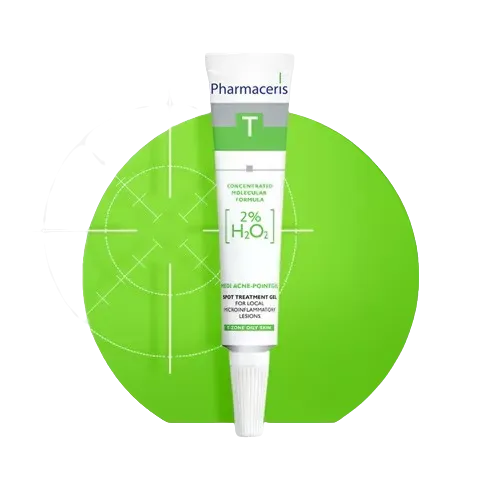 PHARMACERIS T: MEDI ACNE-POINTGEL: ŻEL PUNKTOWY NA MIEJSCOWE ZMIANY MIKROZAPALNE 2% H2O2 10 ml