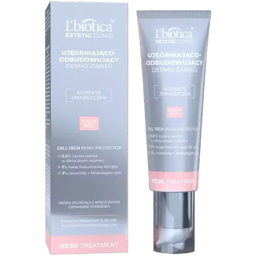 L'BIOTICA Estetic Clinic: MESO Treatment: Ujędrniająco-odbudowujący: dermo zabieg Krem noc 35 ml