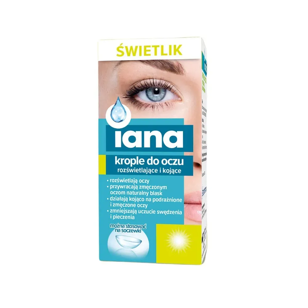 IANA ŚWIETLIK KROPLE DO OCZU ROZŚWIETLAJĄCE I KOJĄCE 10 ml