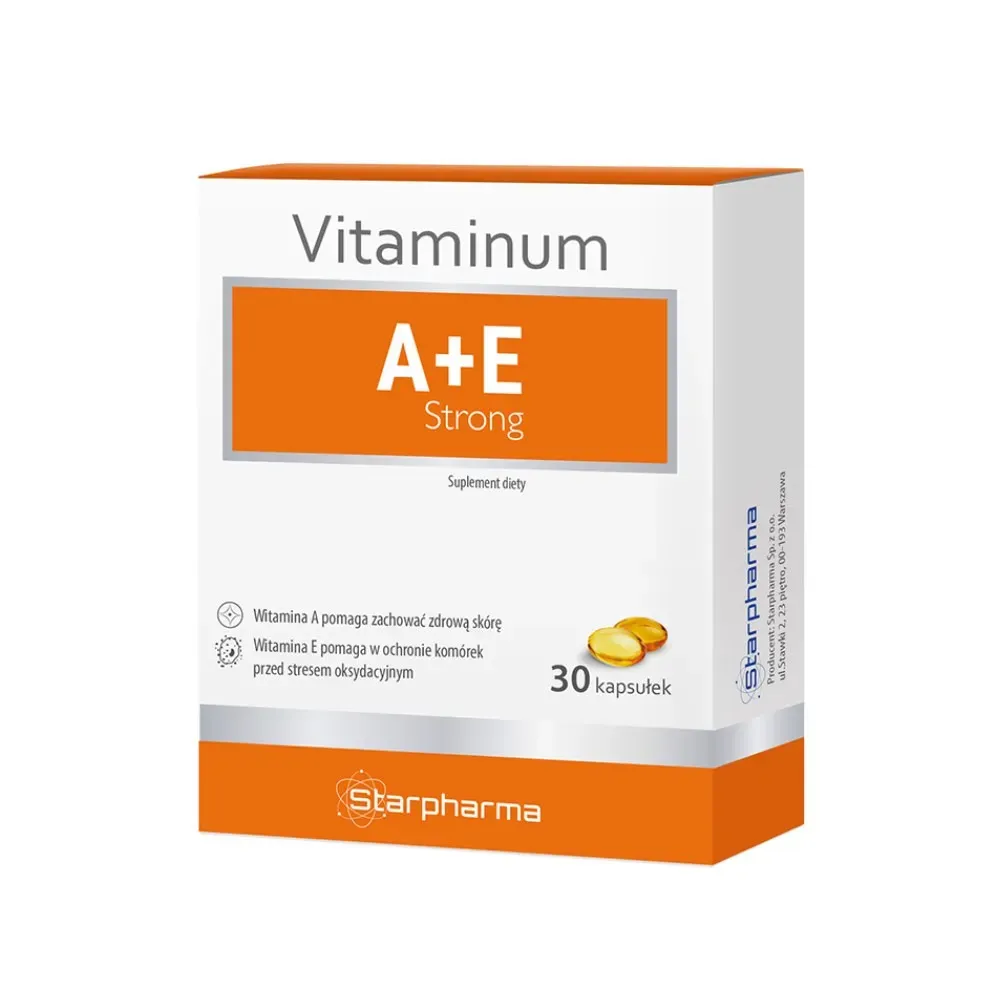 VITAMINUM A+E STRONG 30 kapsułek